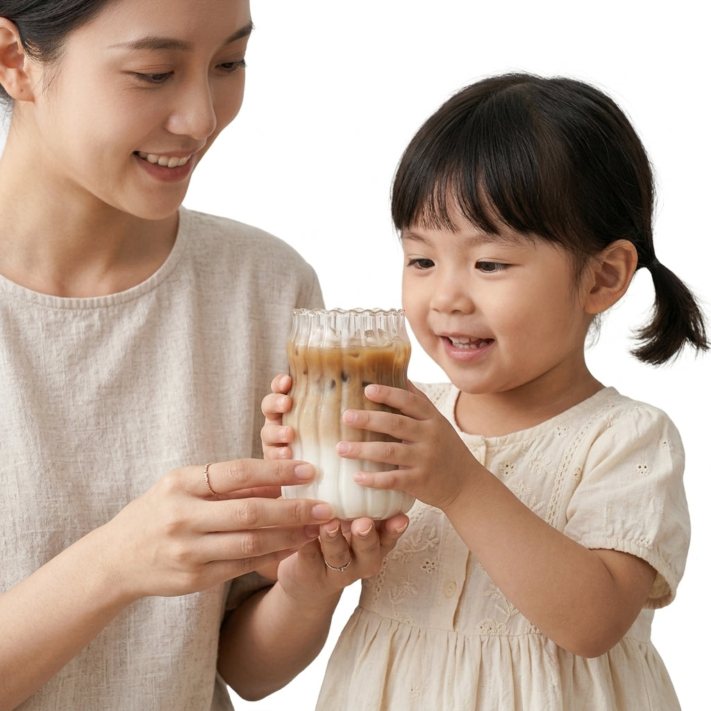 Heat-Resistant Glass Cup for Coffee & Milk